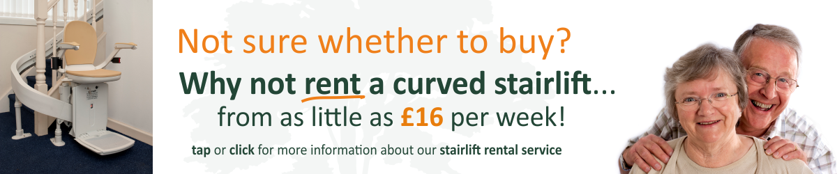 Rent a Curved Stairlift